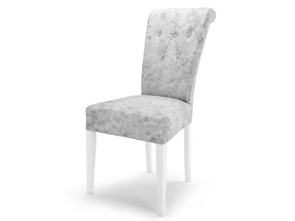 MERSO S66 krzesło kryształki, białe